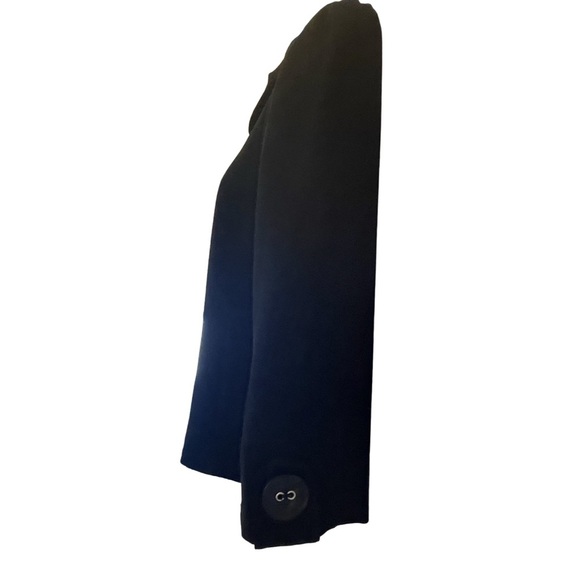 Joseph Ribkoff Black Boxy Blazer/Jacket with Statement Buttons. Size 8. - Picture 7 of 9